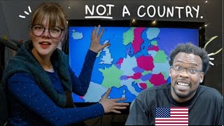 American Reacts to ‘Explaining Europe to Americans’ | I Wasn’t Ready 🤯🇪🇺Reaction