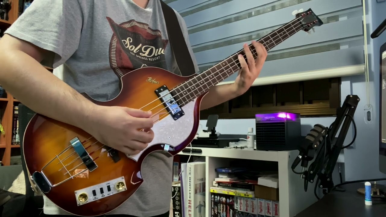 Don't Let Me Down - The Beatles Bass Cover on Hofner Ignition SE