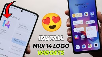 INSTALL MIUI 14 SETTING LOGO & WIDGETS ON MIUI 13 DEVICES ⚡⚡