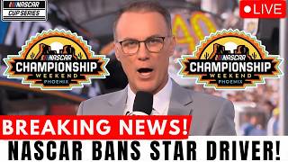 🚨 NASCAR IN TURMOIL! STAR DRIVER BARRED FROM PHOENIX RACE AND STUNS FANS!