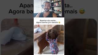 prefere apanha que tomar banho #memes #engracado