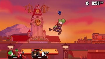 Super Smash Flash 2 Beta v1.4 Free For All - Yoshi Vs The World #1233