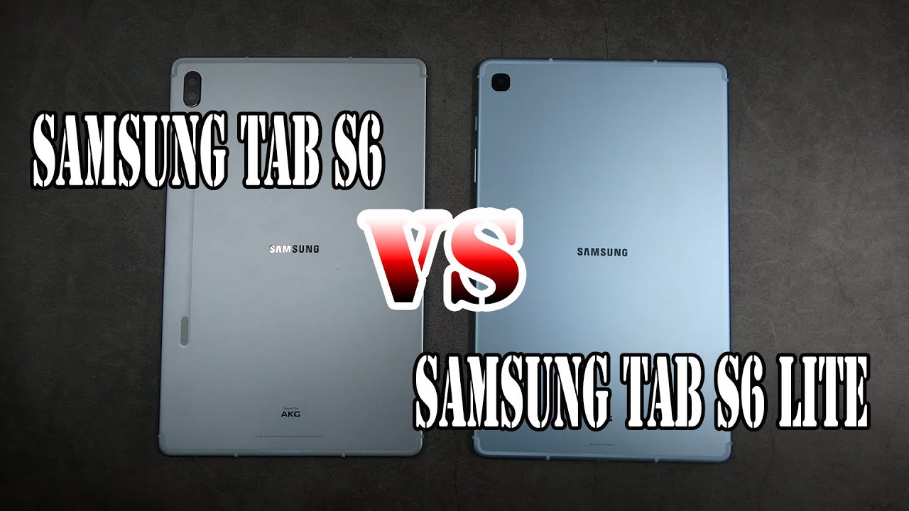 Samsung Tab S6 Vs A7