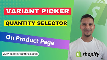 How to Center Variant Picker & Quantity Selector On Shopify Product Page ✅ Fast & Easy