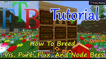 Minecraft FTB Tutorial: How To Breed Vis, Pure, Flux, And Node Bees/Different Nodes
