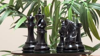 The Roman Britons Artisans Series 4.4 Luxury Staunton Chess Set In Ebony/Boxwood