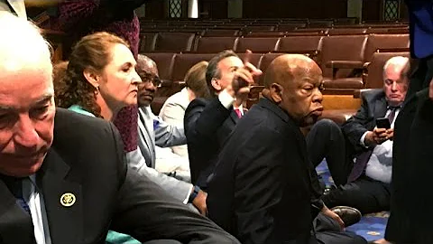 House Democrats stage sit-in over gun control