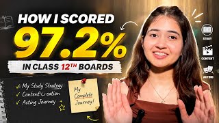 This is EXACTLY how I scored 97.2% in my 12th boards along with Content Creation & Acting 🤭