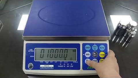 Jadver JWN table scale three color change for HI LO OK