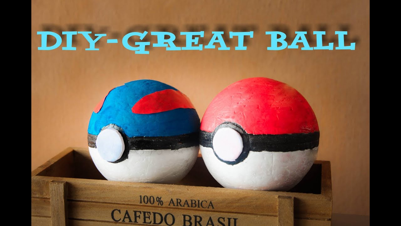 pikachu pokemon Pokemon For Kid - How To Make PokeBall (Great Ball)