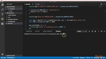 Tips, Tricks, and Techniques for Node.js Development : Process Environment Variables | packtpub.com
