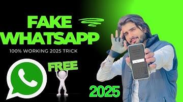 How to make fake WhatsApp in 2025 | Create fake WhatsApp account
