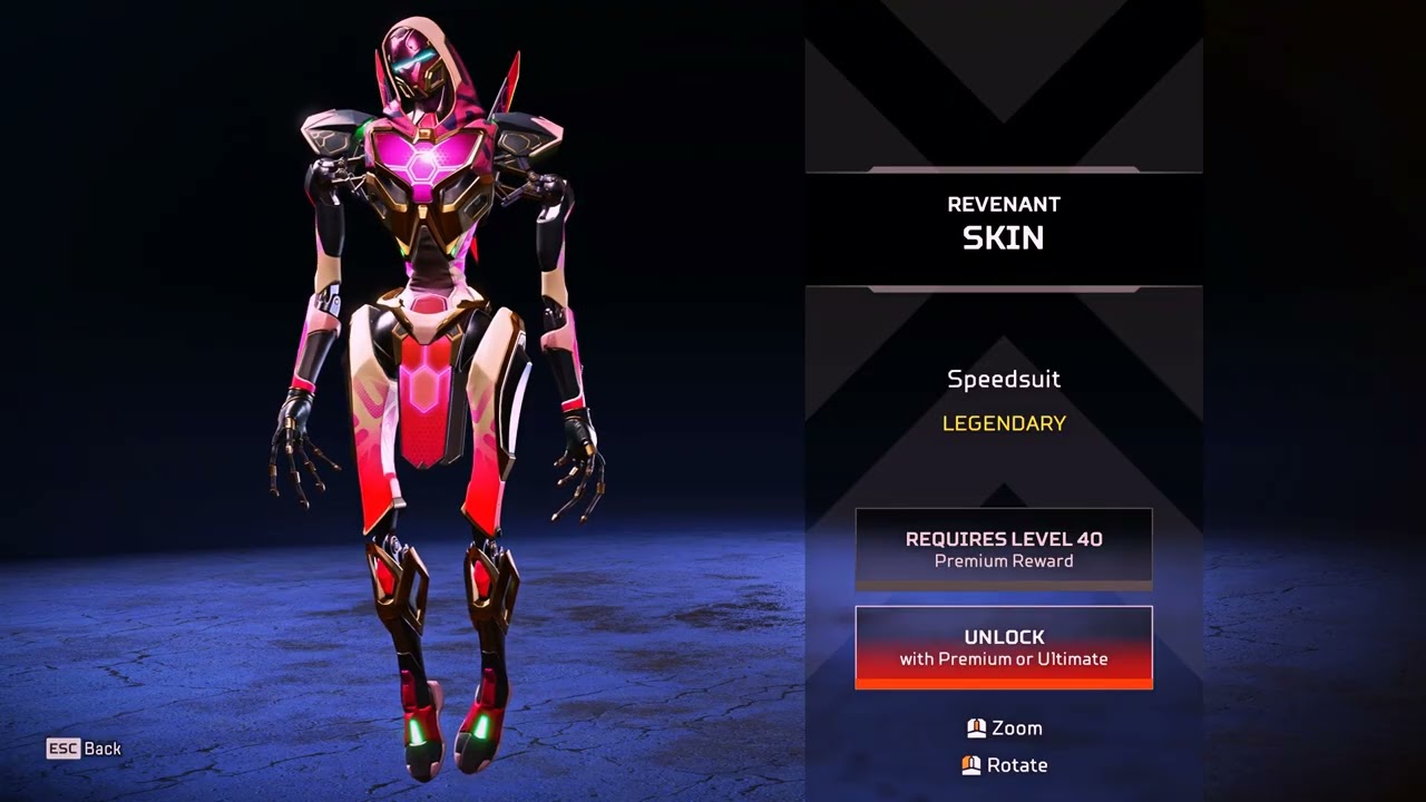 APEX LEGENDS | Revenant | Legendary | Speedsuit - YouTube