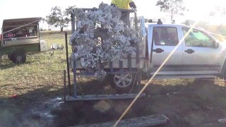 Loading a Very Fragile 200+ kg (440+ lb) Meat Ant Nest Casting onto a Ute