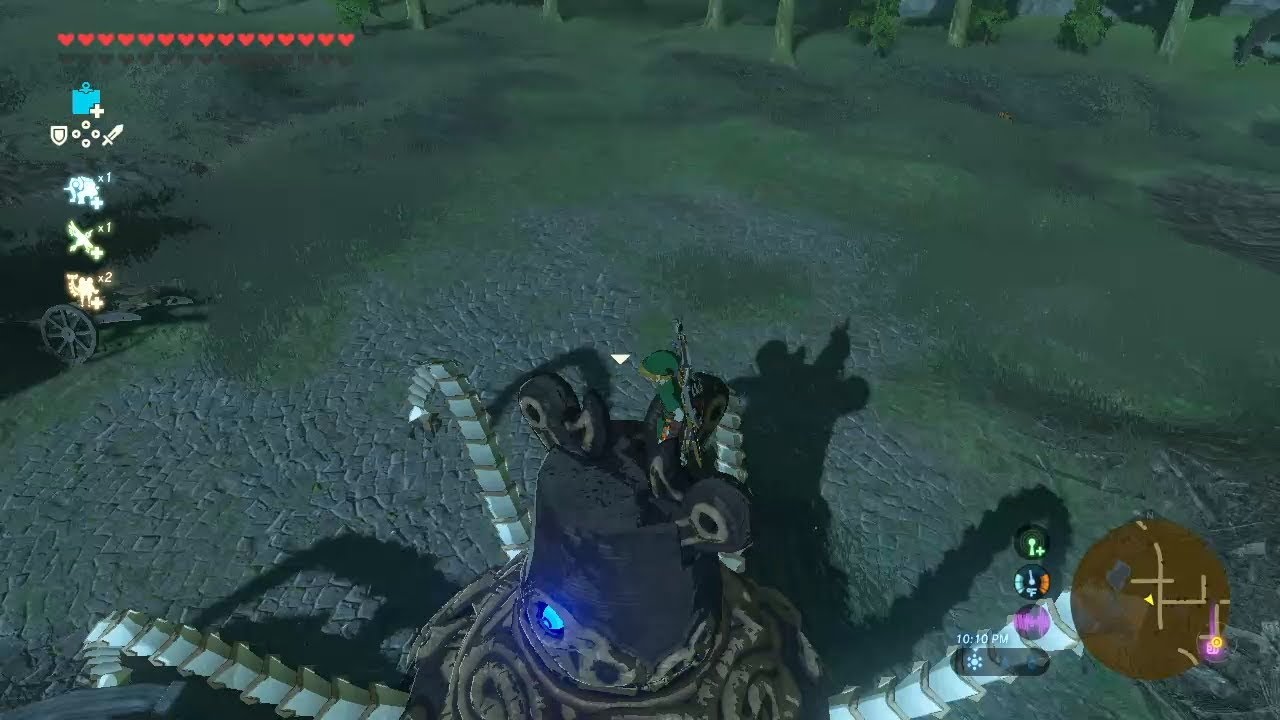 I Landed on a Guardian Stalker in BotW