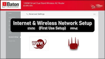 iBall 1200M Dual Band Router Internet & Wireless Network Setup (Advanced Setup)