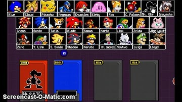 SSF1 all characters (SSBM) announcer