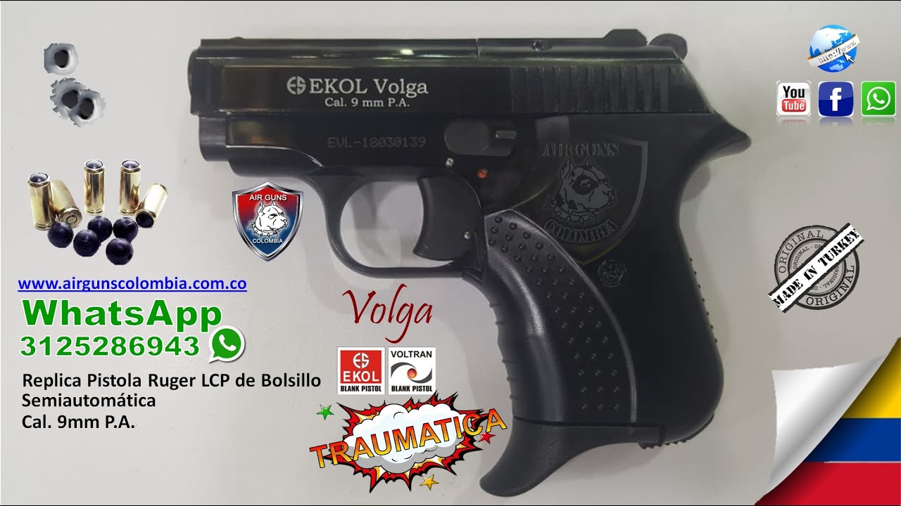 Pistola Traumática Blow TR-17 9mm, Arme, Desarme y Ensayo WhatsApp  3125286943 Airguns Colombia 