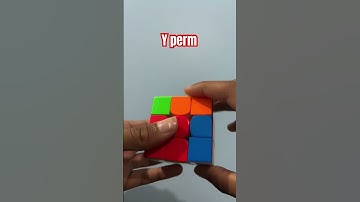 Y perm Algorithm on Rubik’s Cube #shorts