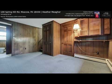 100 Spring Hill Rd, Moscow, PA home video tour