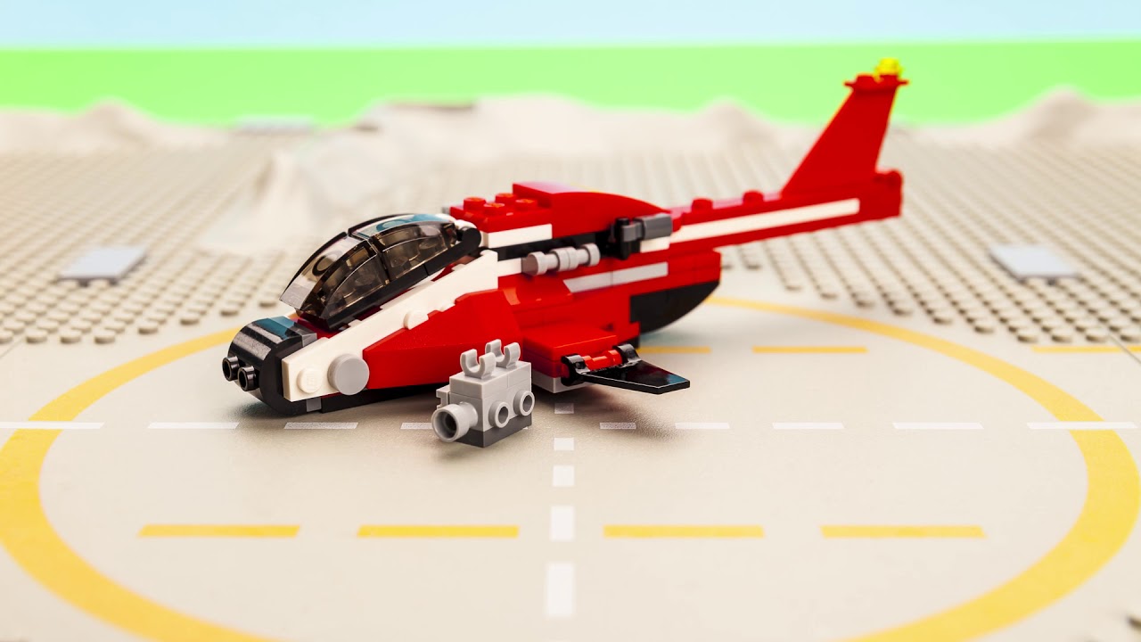 Stop Motion Build of Lego Creator 31057 Air Blazer 3-in-1 - YouTube