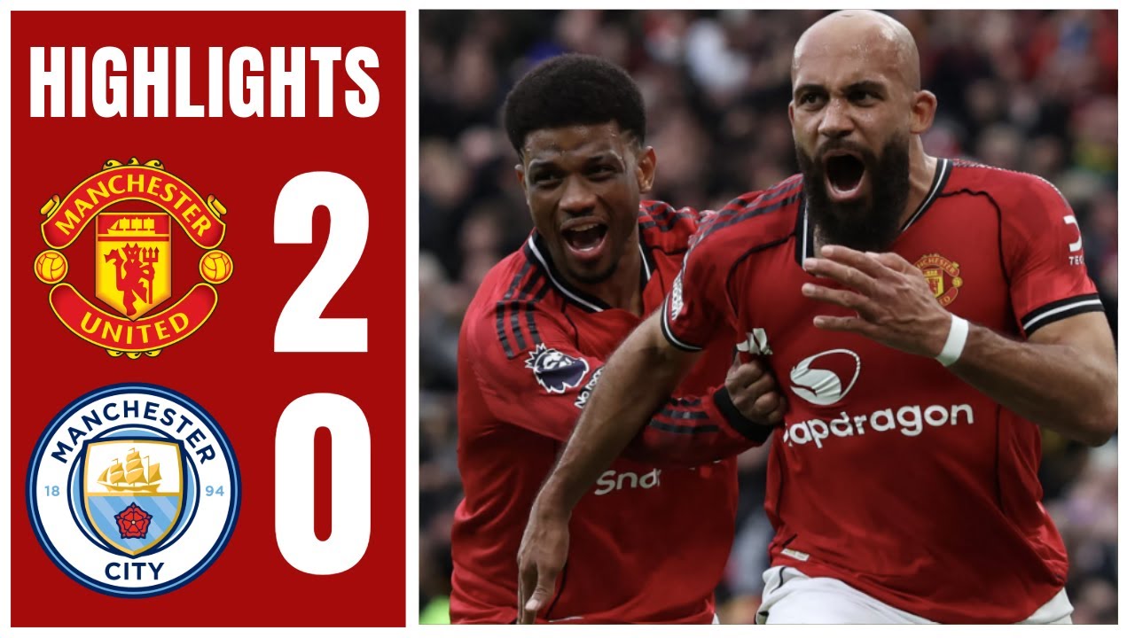 Manchester United 2-0 Manchester City Premier League HIGHLIGHTS Reaction!
