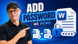 How to PASSWORD PROTECT Files in Microsoft Word