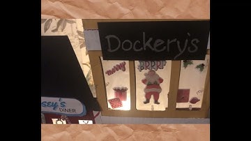 Cardboard Christmas Village craft info