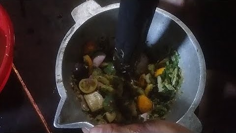 Ẩm Thức Ê Đê | Cà Đắng Giã Siêu Cay | nhìn thồi là Thèm