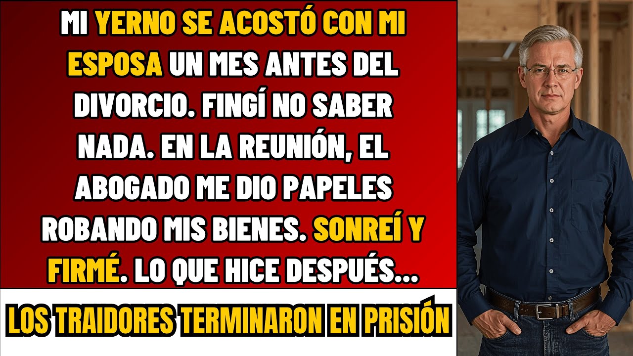 Mi Yerno Se Acostó Con Mi Esposa Un Mes Antes De Nuestro Divorcio. Yo Fingí Que…