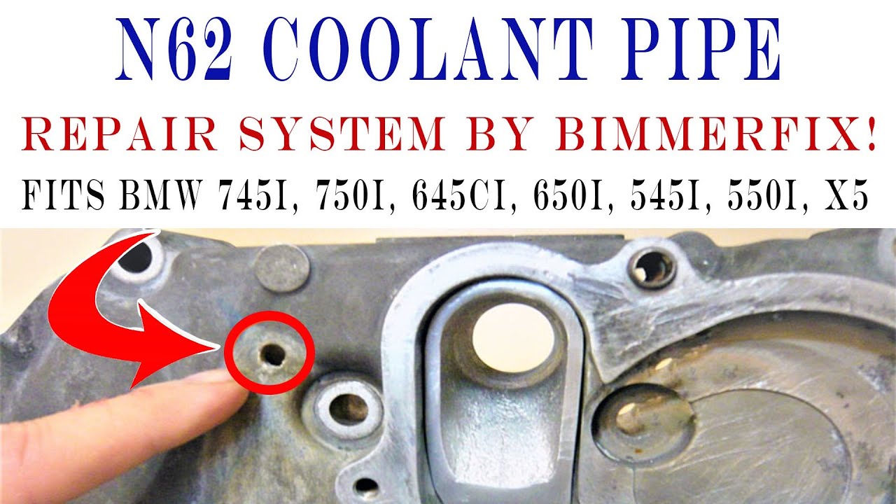 BIMMERFIX N62 AND N73 COOLANT PIPE REPAIR KIT FOR ALPINA, BMW 750i ...