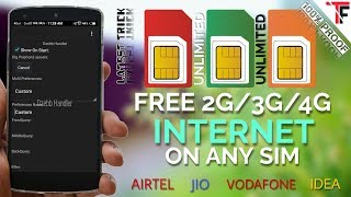 Free UNLIMITED 2G/3G/4G Internet On Any Sim | Airtel, Idea, Vodafone, Jio screenshot 2