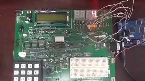 EE313 - Down Counter Demonstration - PIC Micro-controller interfaced with 7-segment
