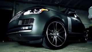 Matte Black Range Rover on Concavo CW-S5 Deep Concave Wheels / Rims