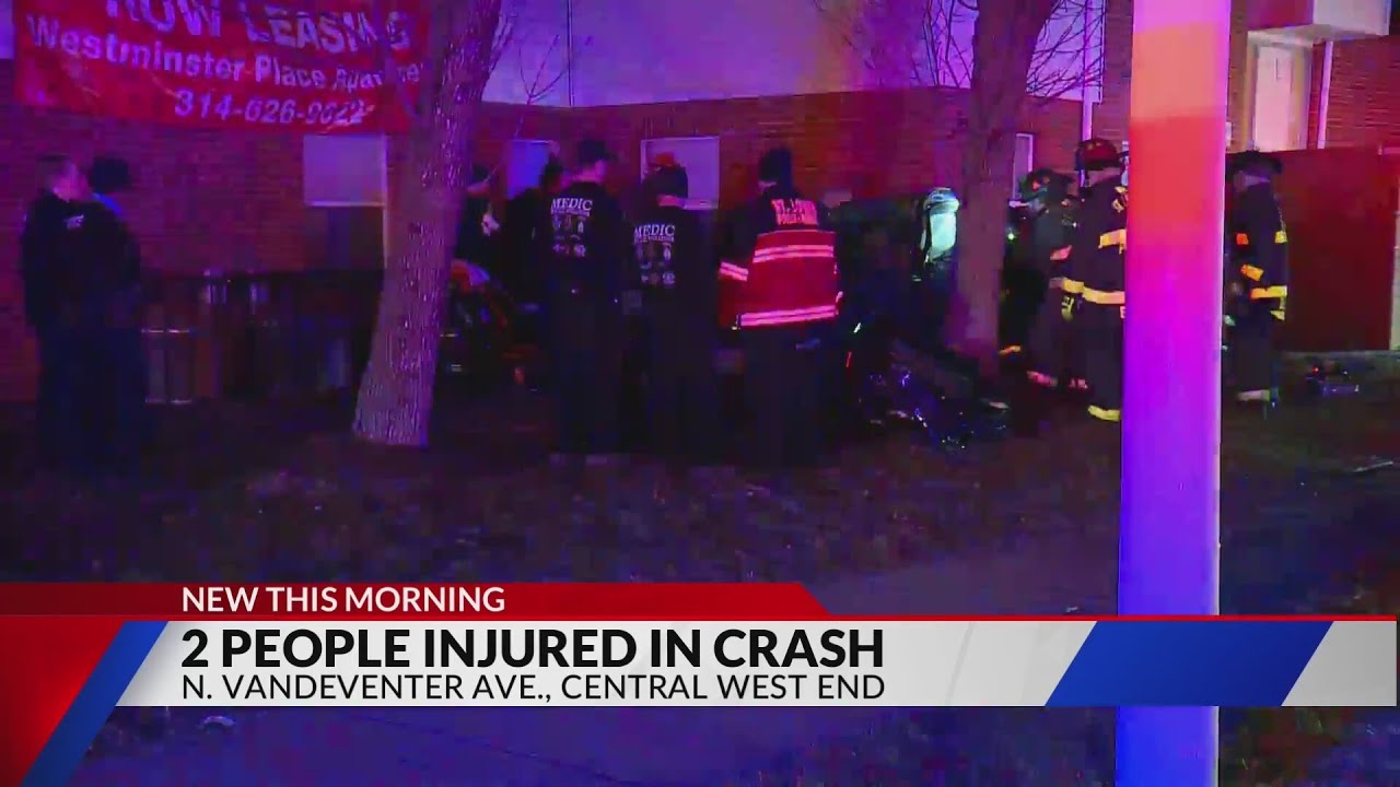 2 people injured after Central West End crash - YouTube