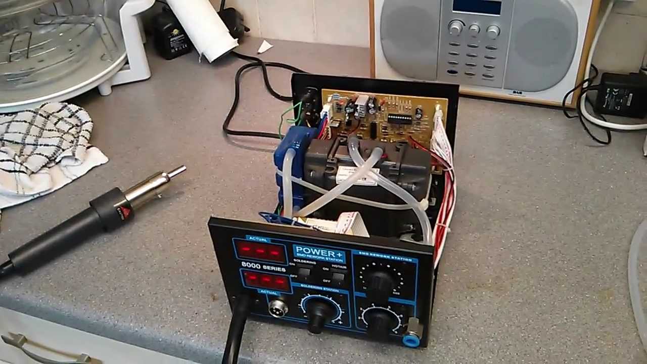 Tools YIHUA 850AD Air Pump Type Heat Gun Desoldering Station SMD