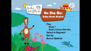 Baby Einstein On The Go Baby Noah Styled 2009 Dvd Menu