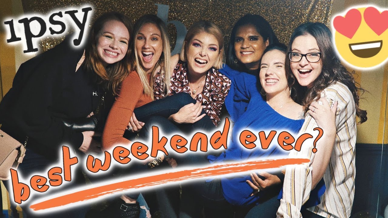 Ipsy Live New York 2019 How Many Youtubers Can Fit In One Vlog? YouTube