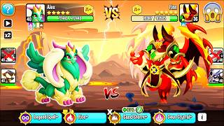 Dragon City: High Astro Supernova Dragon | Ultimate League Battle 400 [MAX LEVEL] 😱 screenshot 4