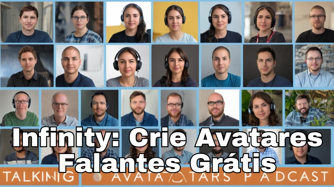 Com a Plataforma Infinity voce cria Avatar Falante 100% Gratuito e ...