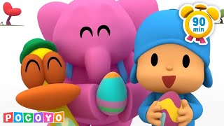 🍫😋POCOYÓ en ESPAÑOL - HUEVOS DE PASCUA DE CHOCOLATE 90 min CARICATURAS y DIBUJOS ANIMADOS para niños
