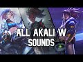 All akali w sounds