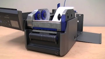 วิธีใช้งาน PD43_43C Using the Label Dispenser honeywell printer barcode sticker