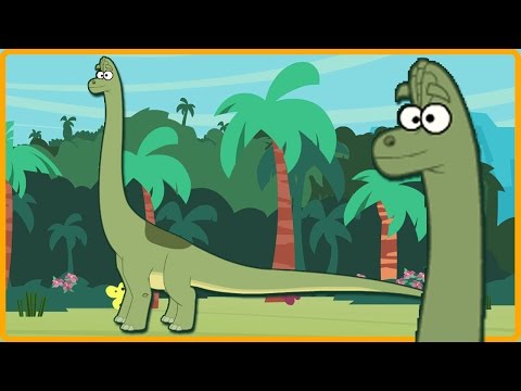 Le Branchiosaurus | Branchiosaurus | Dessin Animé des Dinosaures | Dessin Animé pour les enfants