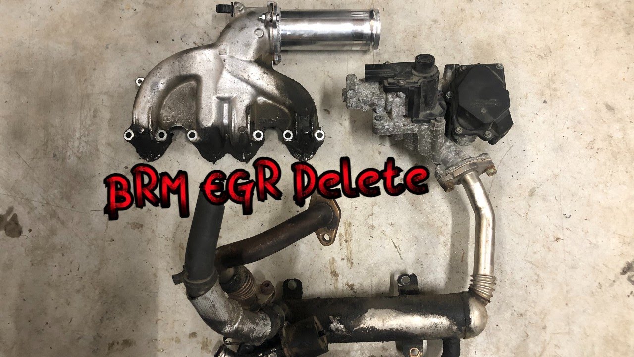 EGR valve delete kit for VW 1.9, 2.0 TDI engines