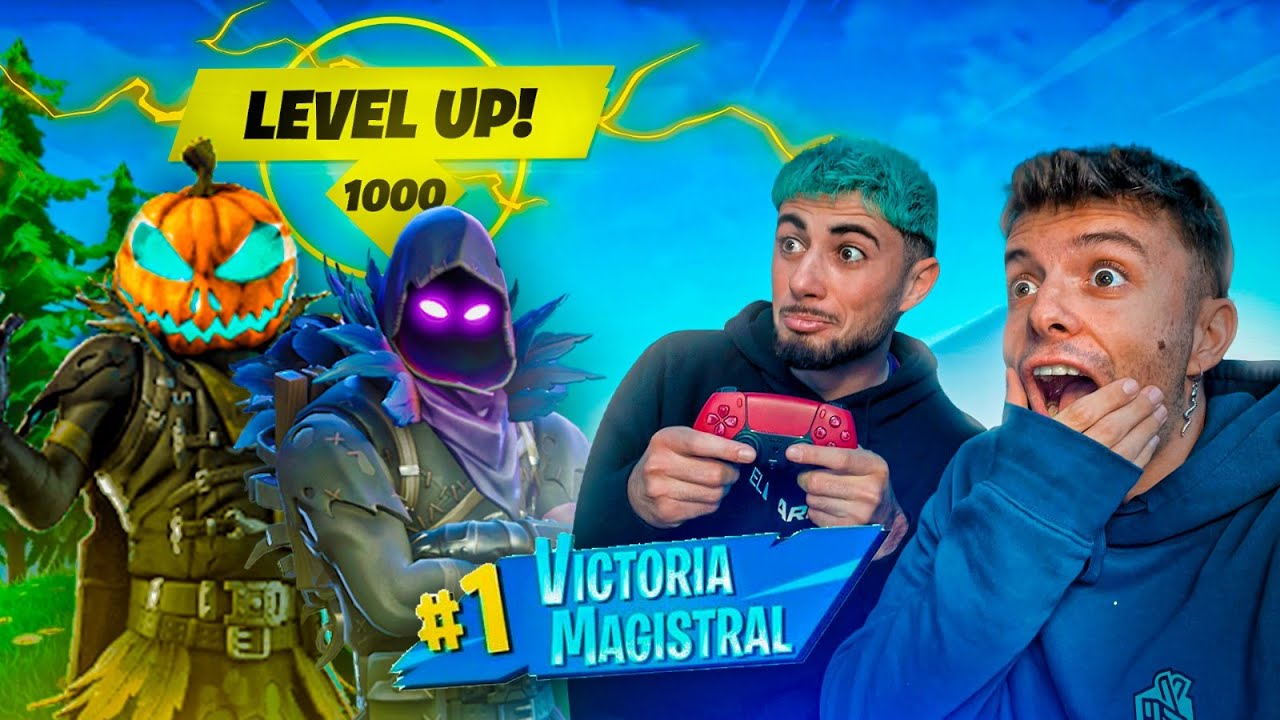 MI PRIMERA VEZ AL FORTNITE *aún no sé cómo hemos ganado*