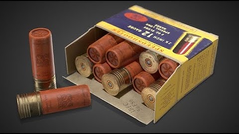 Shotgun shells (cartridges) pack  - Realtime render (3D game ready model - VR ready)