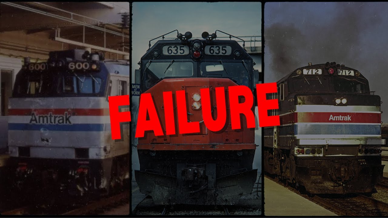 Почему первые локомотивы Amtrak оказались неудачными