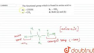 The functional group which is found in amino acid is: