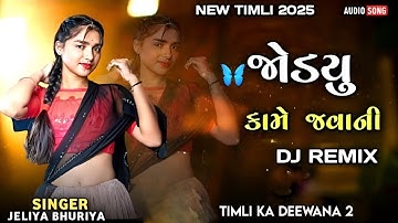 જોડયુ કામે જવાની ll jeliya bhuriya timli remix song || new timli remix 2025 ll johar timli rascal